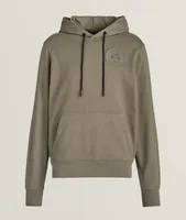 Huron Embroidered Logo Hooded Sweater