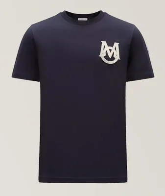 Monogram Patch Cotton T-Shirt