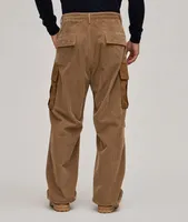 Corduroy Cotton-Blend Cargo Pants