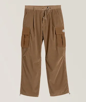 Corduroy Cotton-Blend Cargo Pants