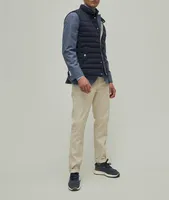 Quilted Technical Fabric Down Vest