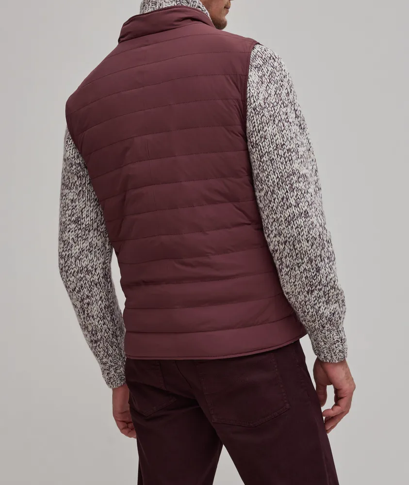 Technical Fabric Quilted Down Vest