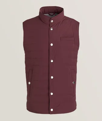 Technical Fabric Quilted Down Vest