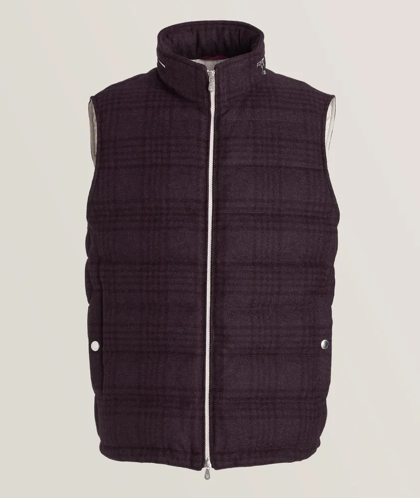 Eleventy Wool, Silk & Cashmere-Blend Quilted Jacket, Coats
