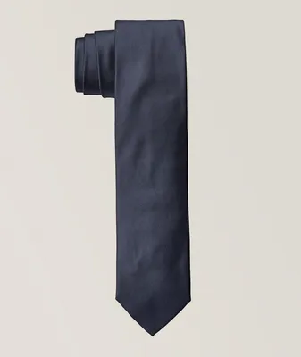 Micro Textured Silk Tie