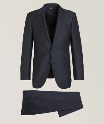 Sartorial AchillFarm Wool-Silk Miniature Check Suit