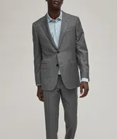 Sartorial AchillFarm Large Glen Plaid Wool-Silk Suit
