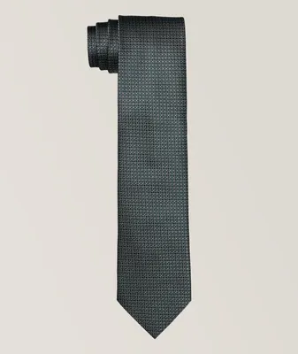 Textured Micro Grenadine Silk Tie