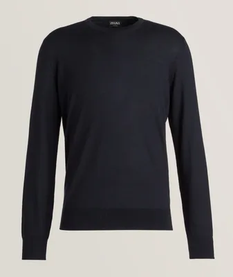 Cashseta Light Cashmere-Silk Sweater