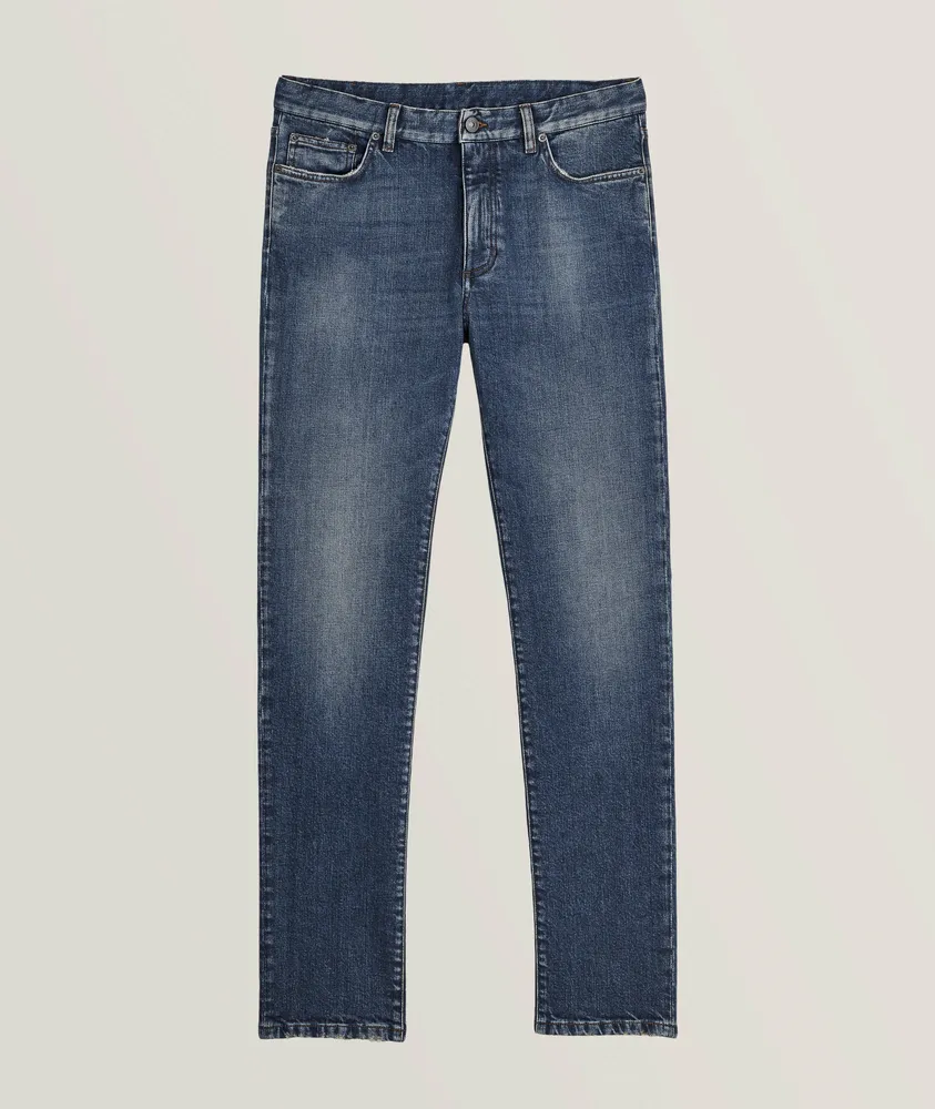 Slim-Fit City Stretch-Cotton Jeans