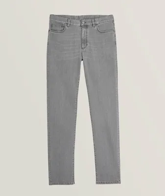 City Slim-Fit Stretch-Cotton Jeans