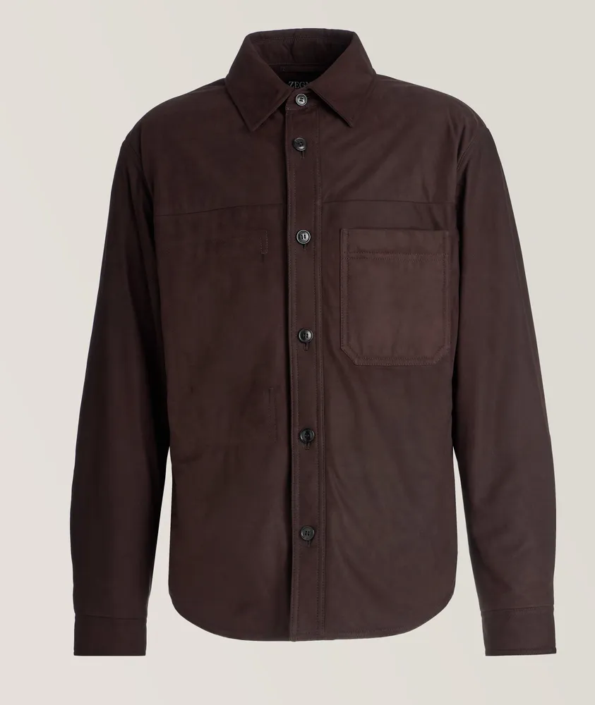 Calfskin Nubuck Overshirt