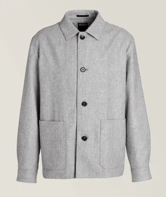 Mélange Wool Chore Jacket