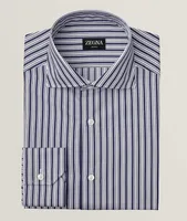 Sartorial Striped 100fili Cotton Dress Shirt