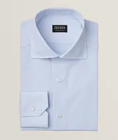 Sartorial Comfort Striped Trofeo Cotton Dress Shirt