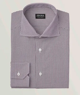 Checkered Trofeo Comfort Cotton Dress Shirt