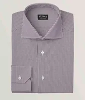 Checkered Trofeo Comfort Cotton Dress Shirt