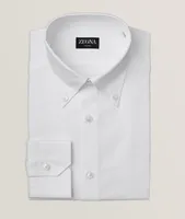 Trofeo Cotton Micro Structured Dress Shirt