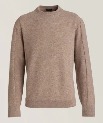 Mélange Wool-Cashmere Sweater