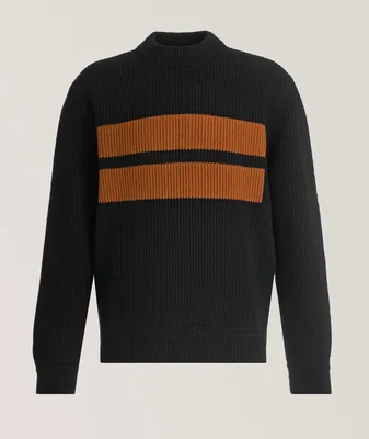 Bold Striped Oasi Cashmere Knit Sweater