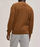 Waffle-Knit Oasi Cashmere Sweater