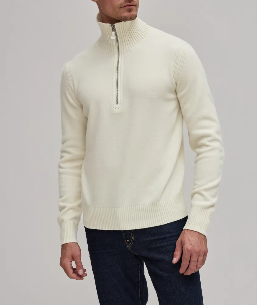 Wool-Cashmere Blend Knitted Sweater