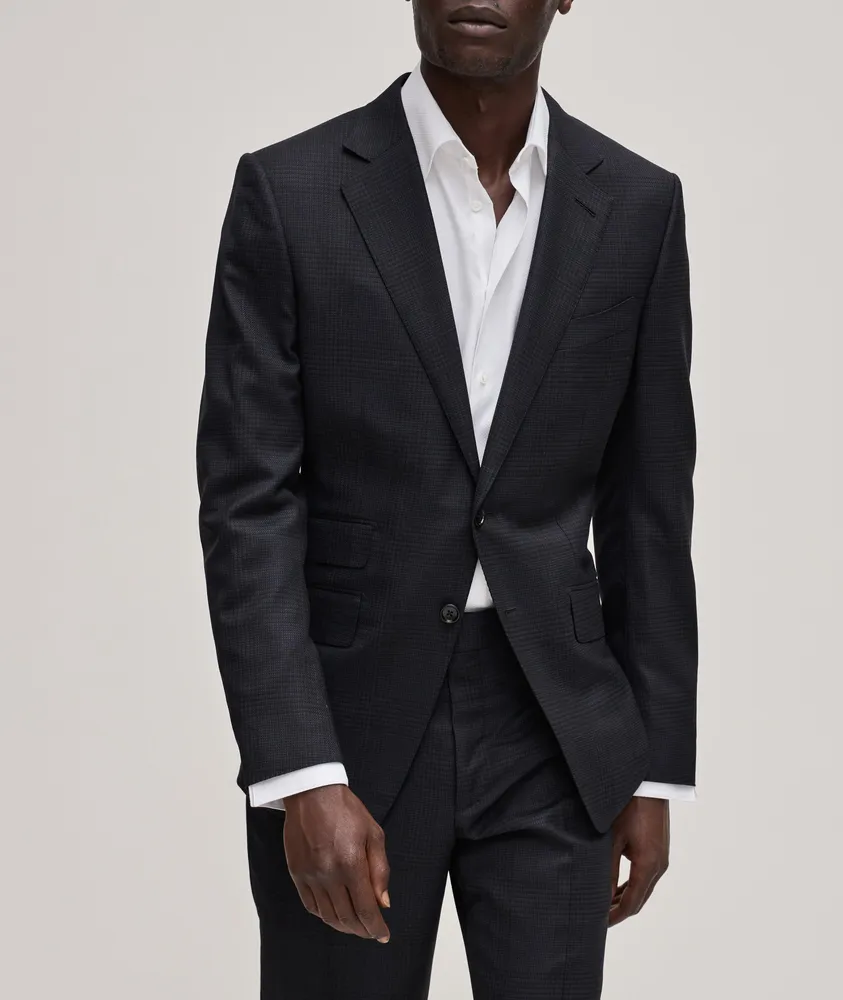 O'Connor Prince Of Wales Stretch-Wool Suit