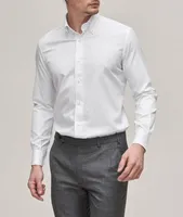 Button Down Collar Oxford Dress Shirt