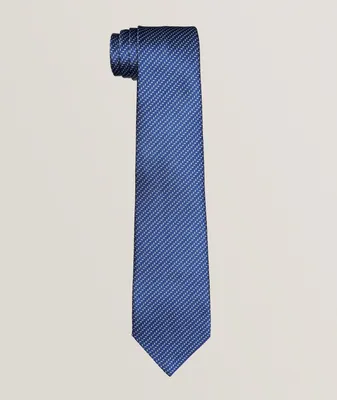 Flecked Silk Cotton Tie