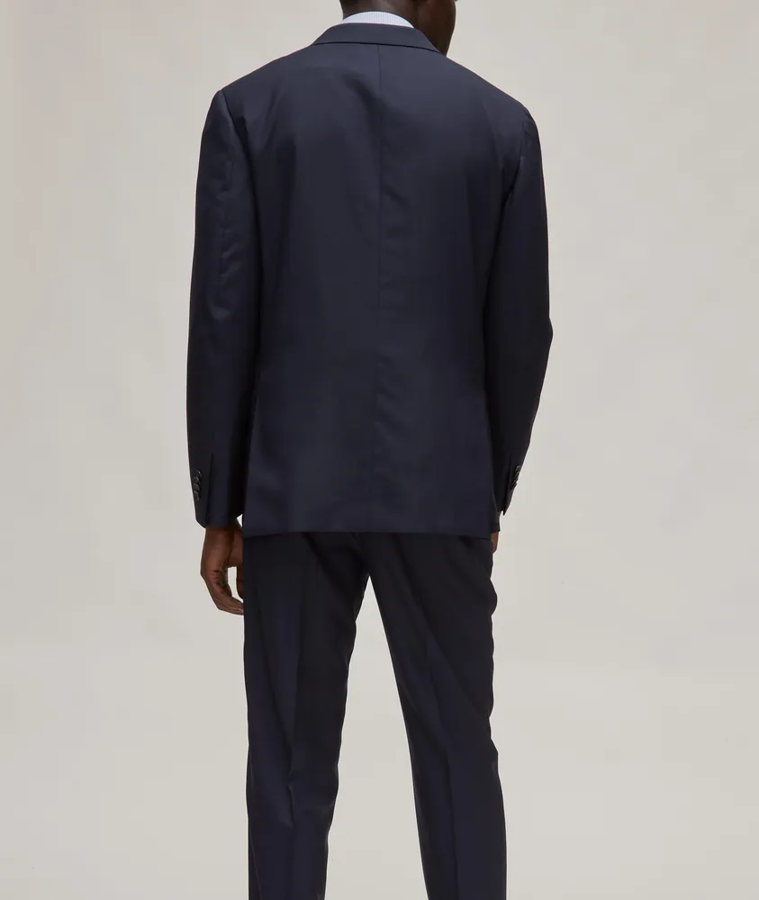 New Plume Virgin Wool-Silk Blend Twill Suit