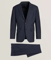 New Plume Virgin Wool-Silk Blend Twill Suit