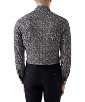 Slim Fit Floral Print Four-Way Stretch Shirt