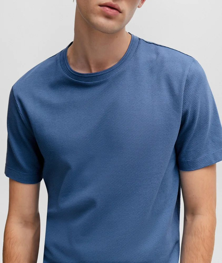 Tiburt Jacquard Cotton-Blend T-Shirt