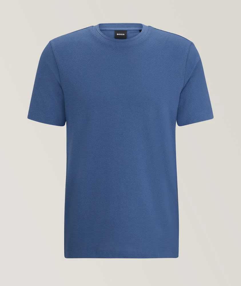 Tiburt Jacquard Cotton-Blend T-Shirt