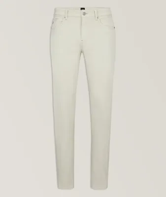 Slim-Fit Stretch-Cotton Italian Denim Jeans