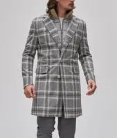 Hyde Checkered Removable Bib Insert Overcoat