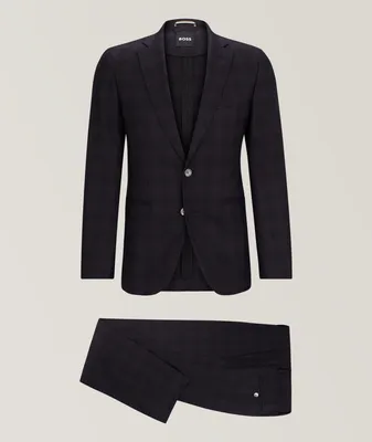 Slim-Fit Virgin Wool-Blend Suit