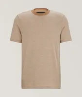 Bubble Structure Cotton-Cashmere T-Shirt