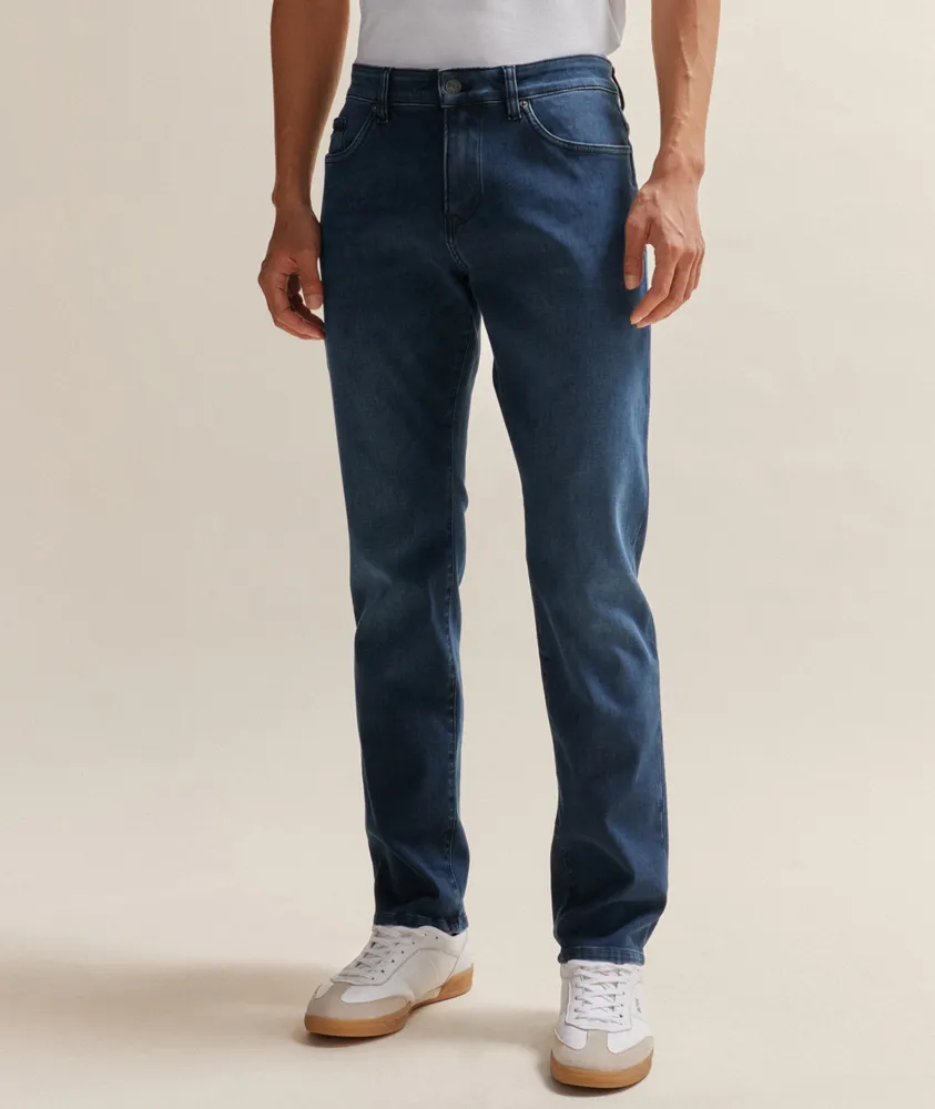 Slim-Fit Performance-Stretch Cotton Jeans