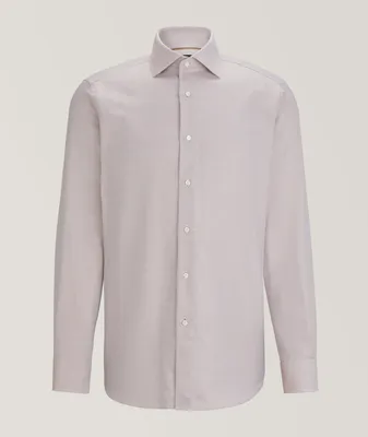 Two-Tone Cotton Dobby Shirt