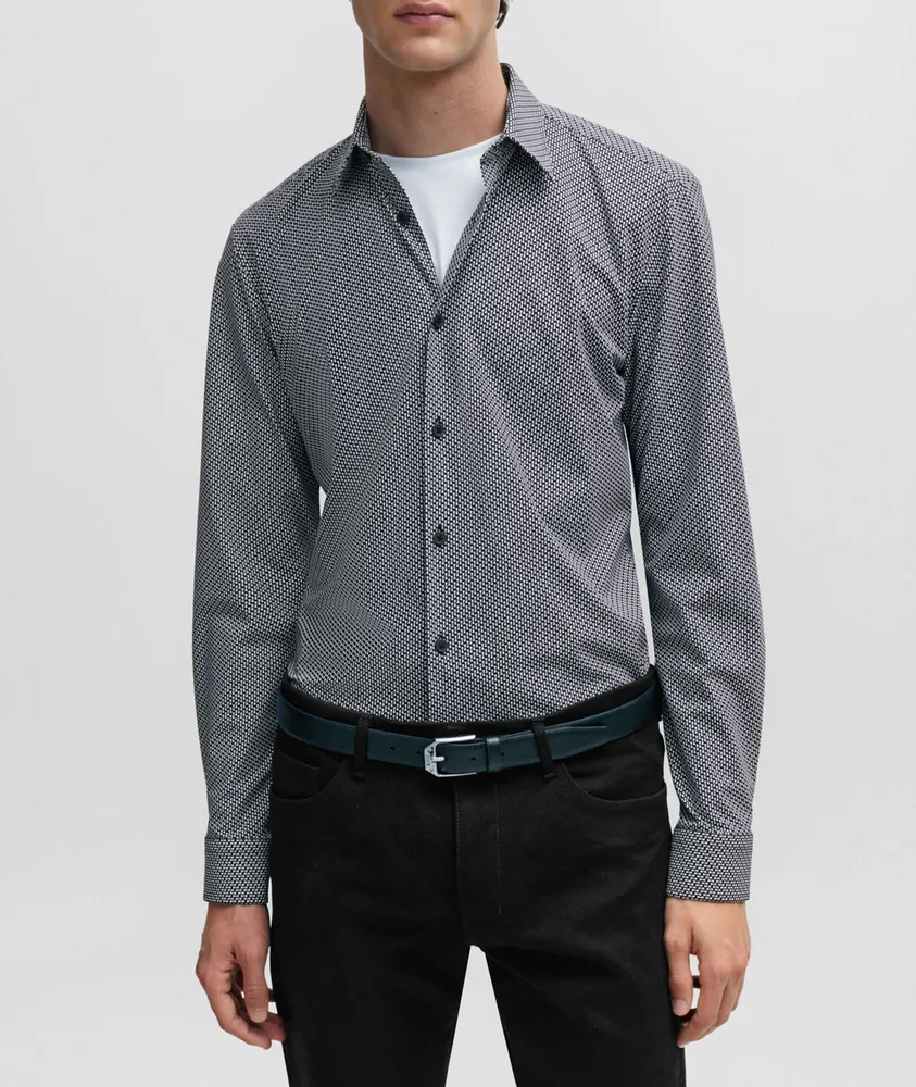 Swirl Performance-Stretch Sport Shirt