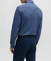 Geometric Performance-Stretch Sport Shirt