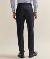 Slim-Fit Micro-Pattern Stretch-Wool Suit