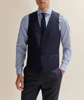 Slim-Fit Micro-Pattern Stretch-Wool Suit