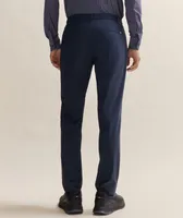 Slim Fit Micro-Pattern Trousers