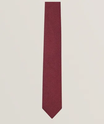 Allover Neat Silk Tie