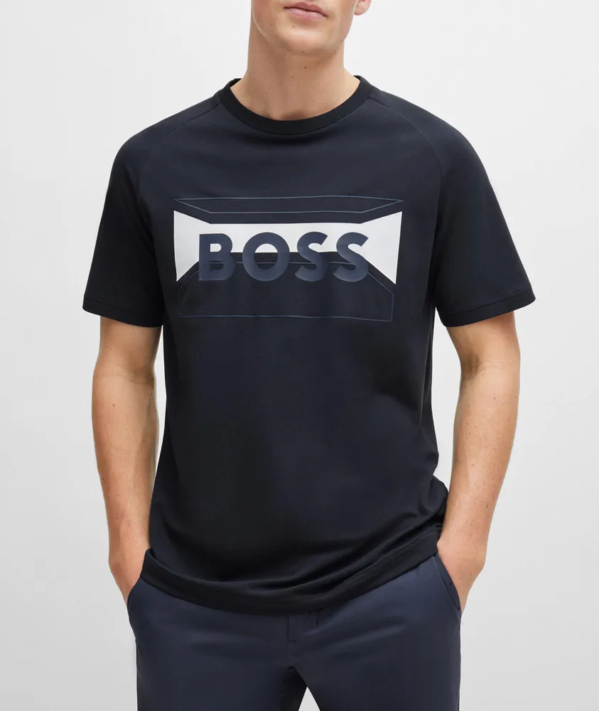 Logo Artwork Cotton-Blend T-Shirt