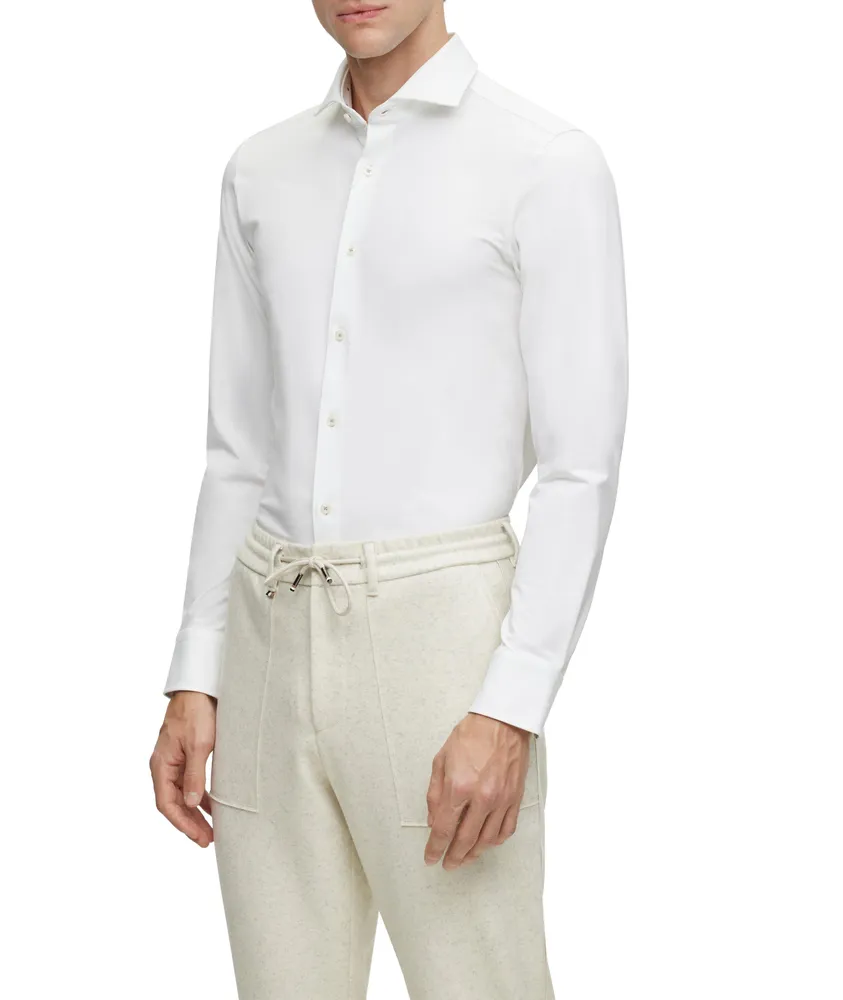 Stretch-Cotton Dress Shirt