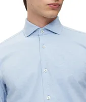 Stretch-Jersey Cotton Dress Shirt