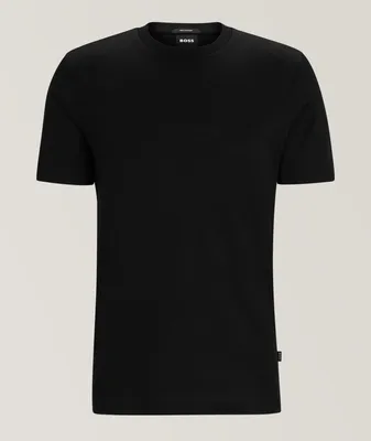 Jacquard Cotton T-Shirt